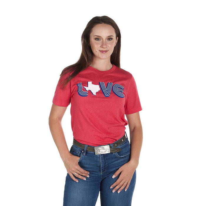 Ruby's Rubbish Love Texas Red Tee Shirt