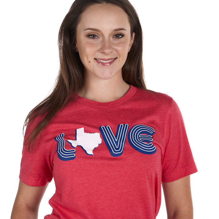 Ruby's Rubbish Love Texas Red Tee Shirt
