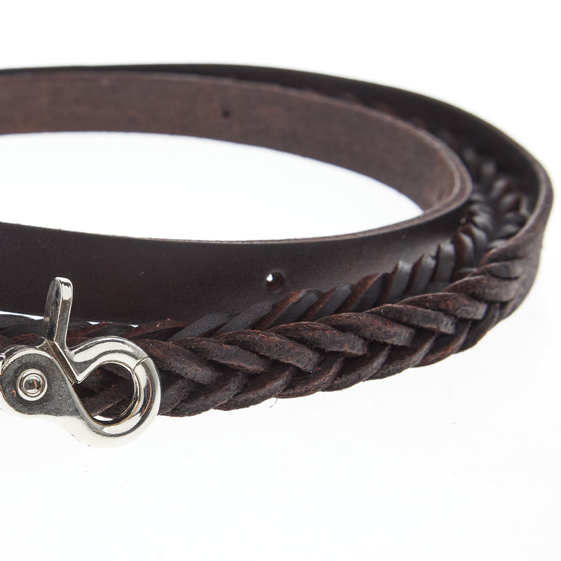 Martin Saddlery 3/4in 5 Plait Braided Leather Rein