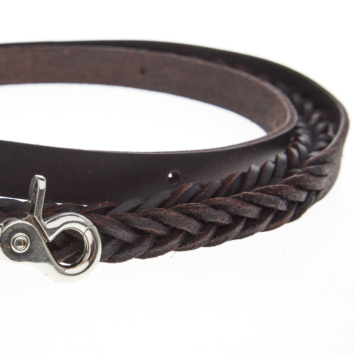 Martin Saddlery 3/4in 5 Plait Braided Leather Rein