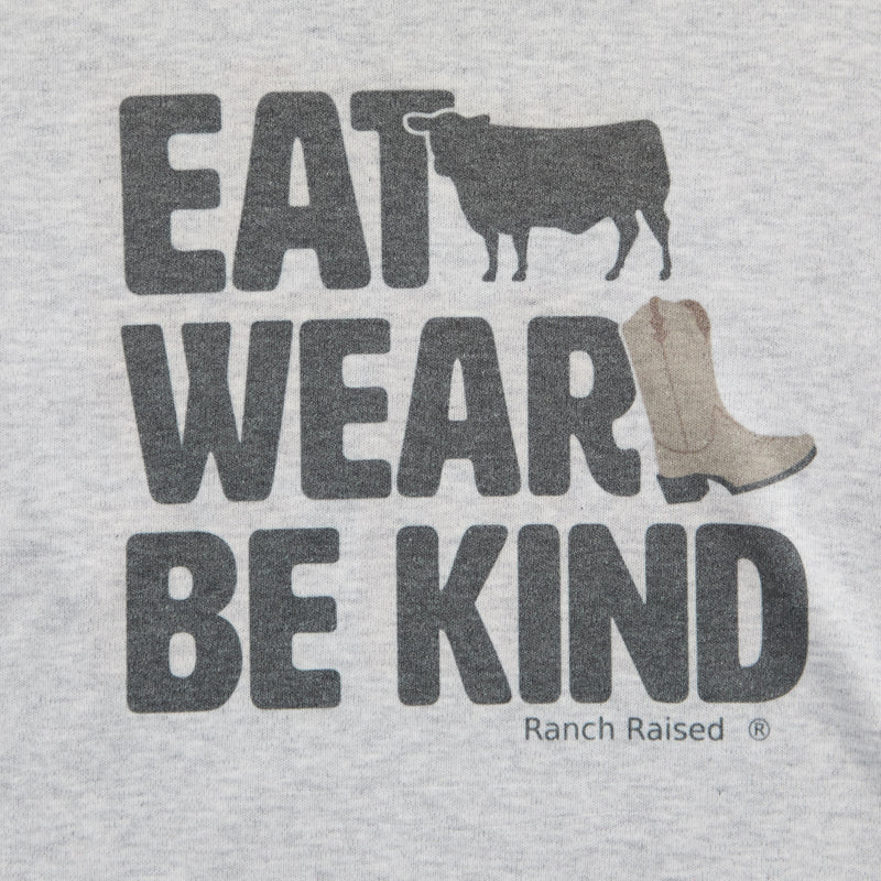 Ranch Raised Boys Grey Be Kind Tee
