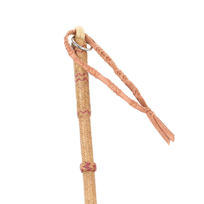 Roberts Rawhide Handmade Assorted Color Rawhide Braided Hand Quirt