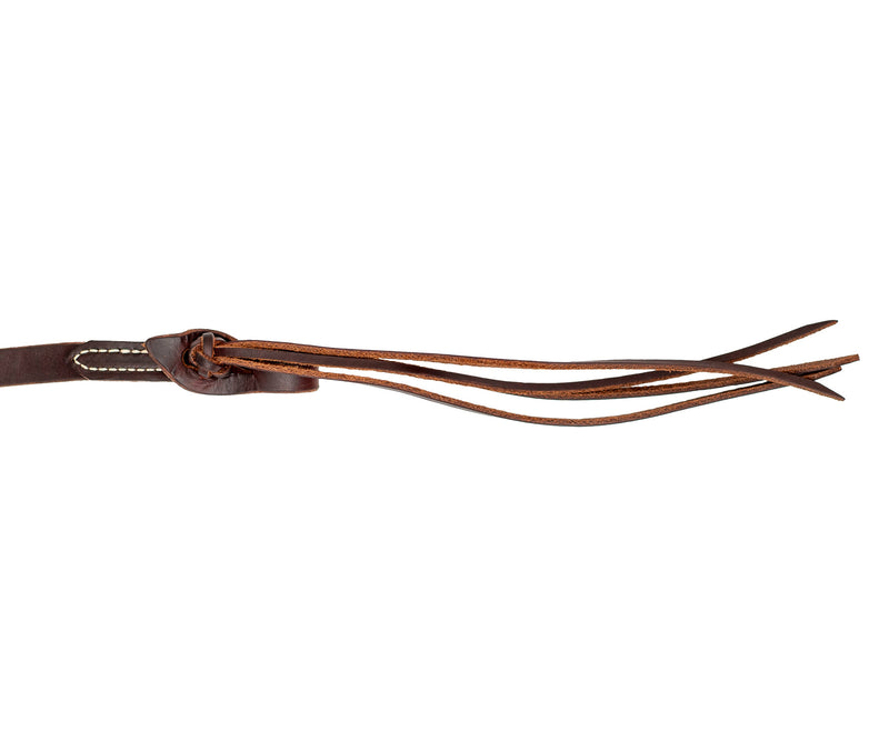 Cowboy Tack 5/8 Inch Chocolate Harness Leather Roping Reins