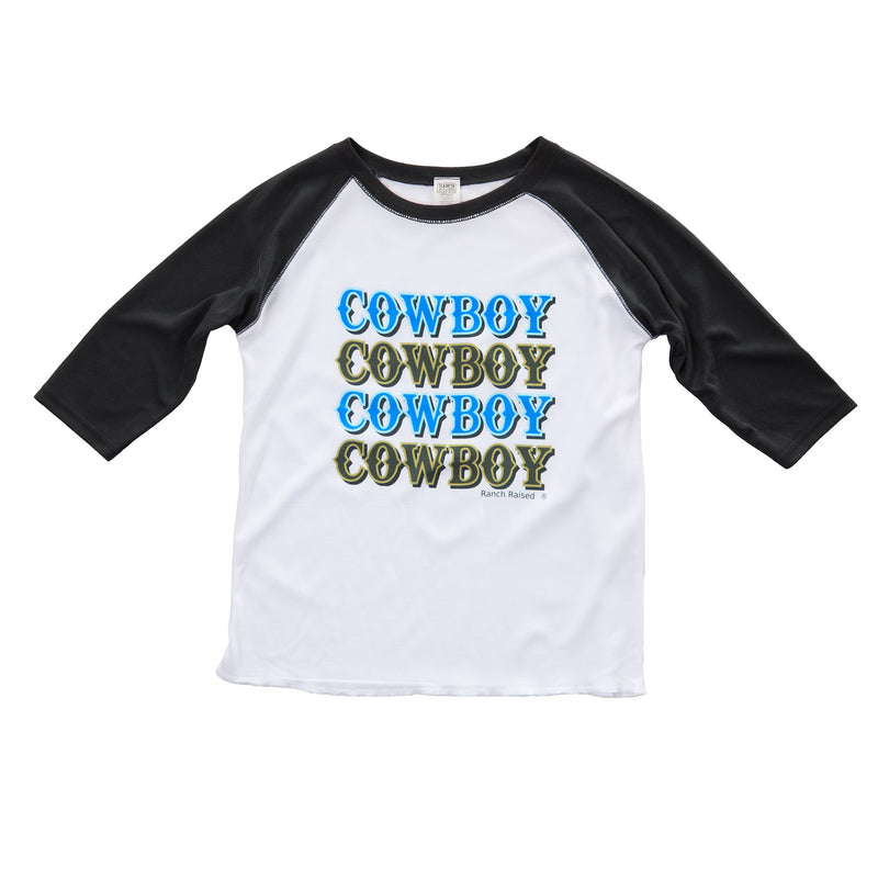 Ranch Raised Boys Long Live Cowboys Long Sleeve Tee