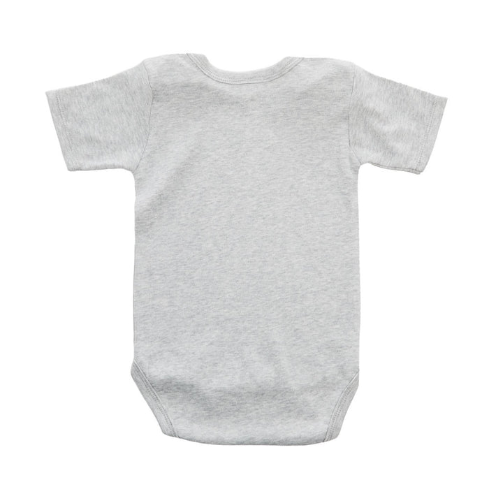 Ranch Raised Boy's Light Grey Cowtown Onesie