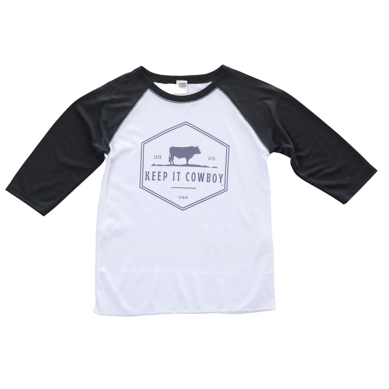 Ranch Raised Boys Keep It Cowboy Long Sleeve Tee