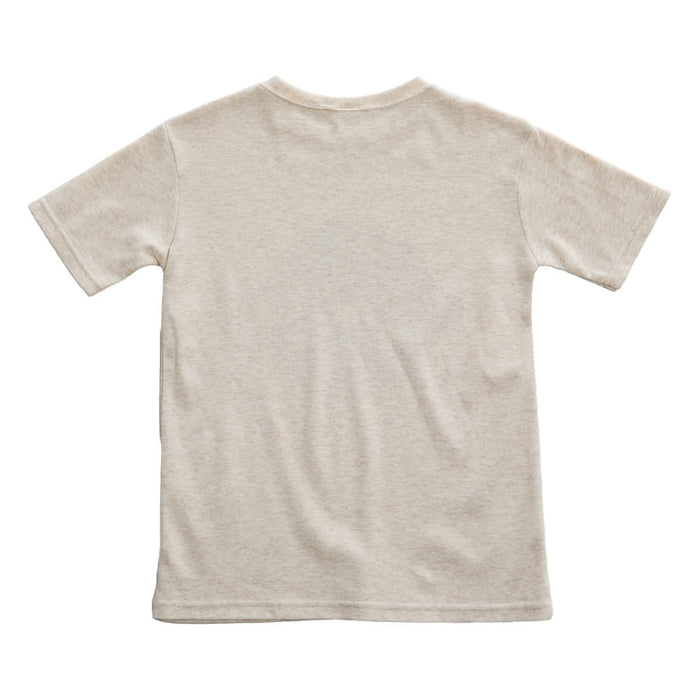 Ranch Raised Boy's Oatmeal Keep It Cowboy Short Sleeve Tee Shirt