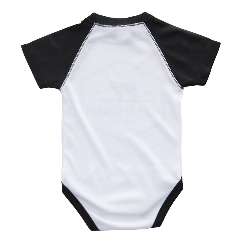 Ranch Raised Infant Boys Keep It Cowboy White Onesie