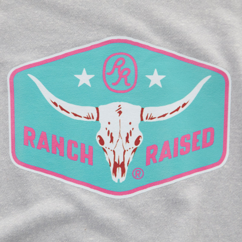 Ranch Raised Girls Longhorn Sweatshirt