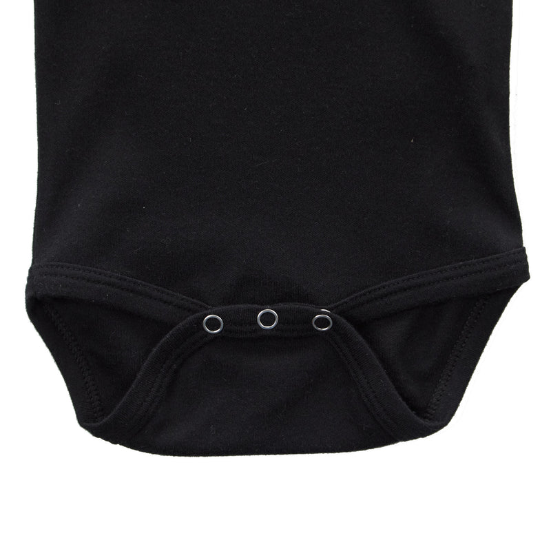 Ranch Raised Infant Boys Longhorn Black Onesie
