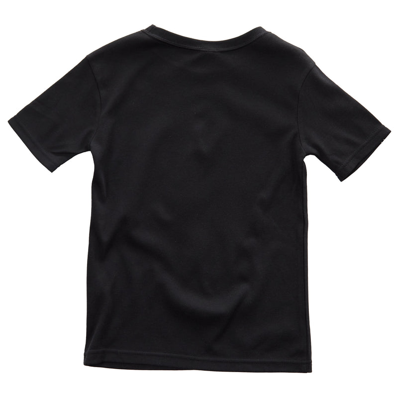 Ranch Raised Boys Black Longhorn Tee