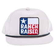Ranch Raised Texas Rope Grey Cap