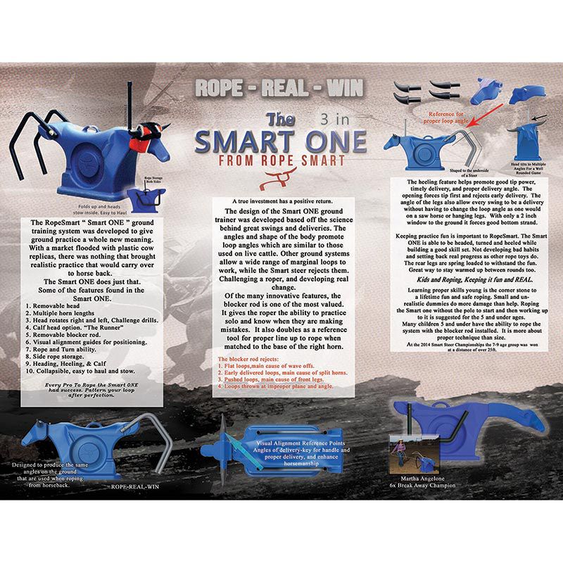 Ropesmart The Smart One Steer Roping Dummy