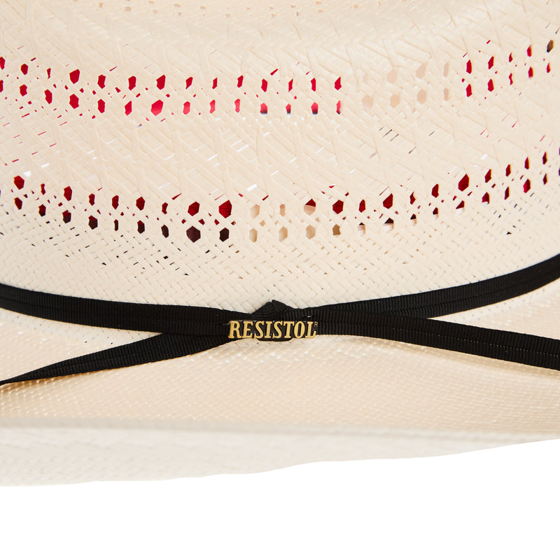 Resistol 20X Chase 4 1/4in Brim Precreased Straw Hat
