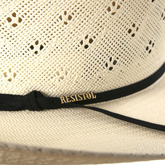 Resistol 20X Conley Straw Cowboy Hat