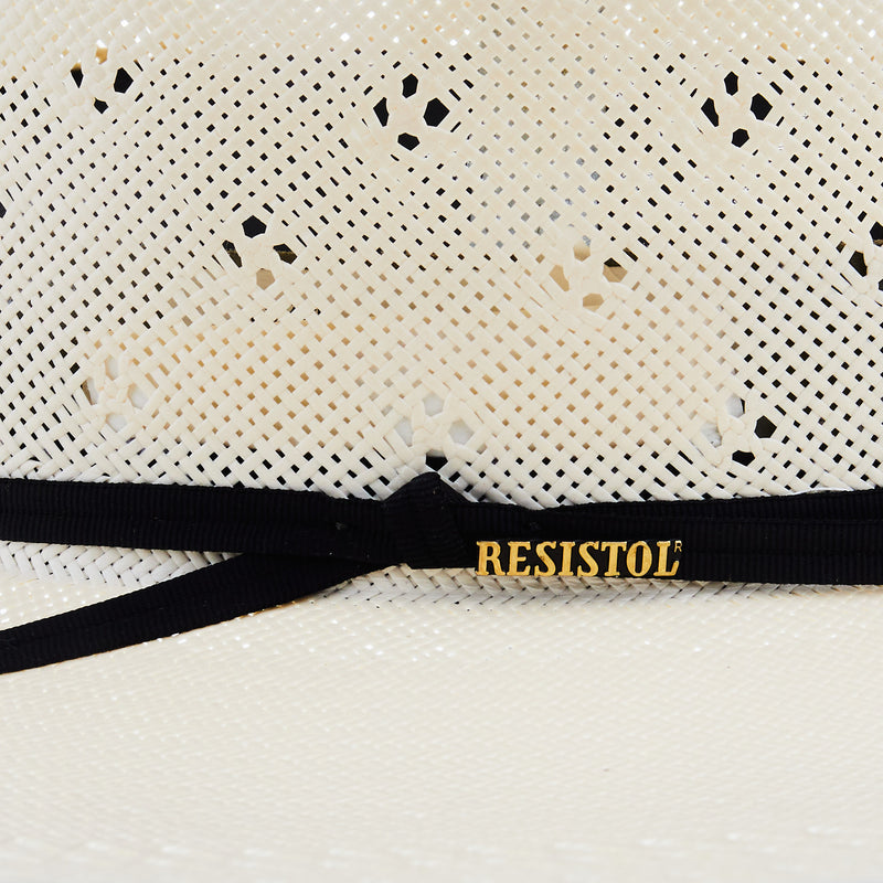 Resistol Conley 5 Inch Brim Open Crown Straw Hat
