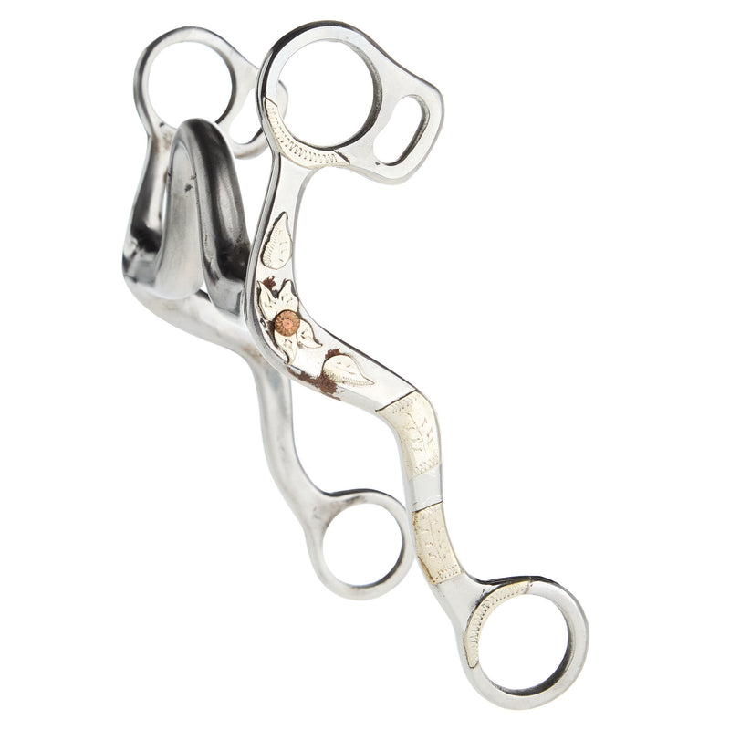 Ricky Trammell Solid Medium Port with Curb Loop Bit