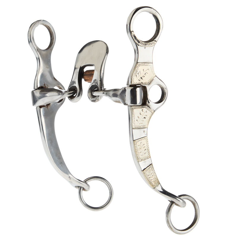 Ricky Trammell Snaffle with Spoon and Roller Bit