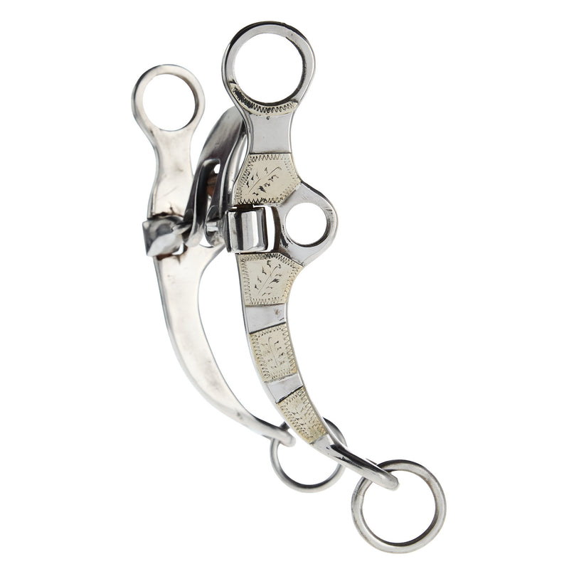 Ricky Trammell Snaffle with Spoon and Roller Bit