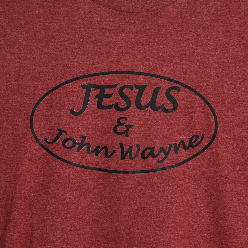 Cactus Alley Hat Co Jesus/John Wayne Russet Short Sleeve Tee