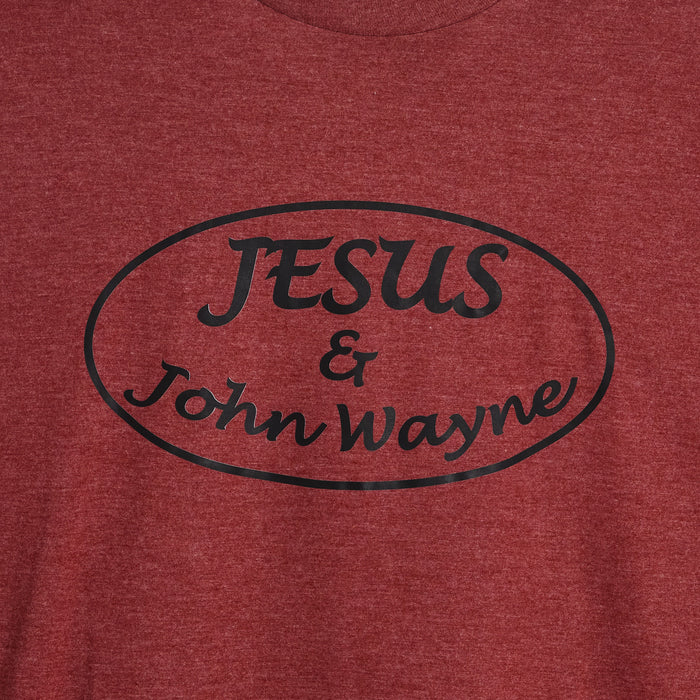 Cactus Alley Hat Co Jesus/John Wayne Russet Short Sleeve Tee