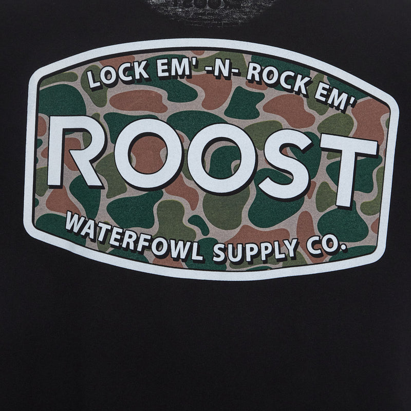 Fieldstone Men's Roost Black Camo Tee Shirt