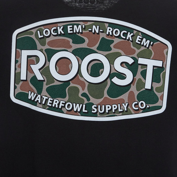 Fieldstone Men's Roost Black Camo Tee Shirt