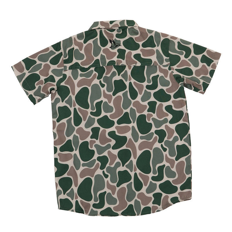 Fieldstone Boy's Roost Camo Button Shirt