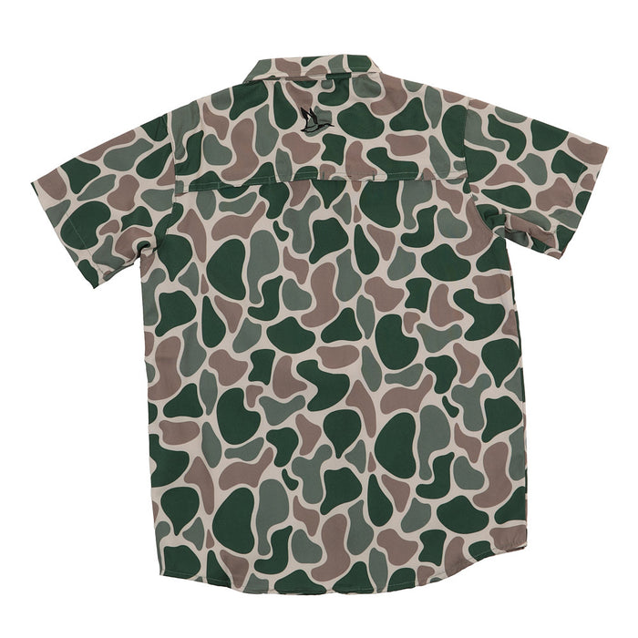 Fieldstone Boy's Roost Camo Button Shirt