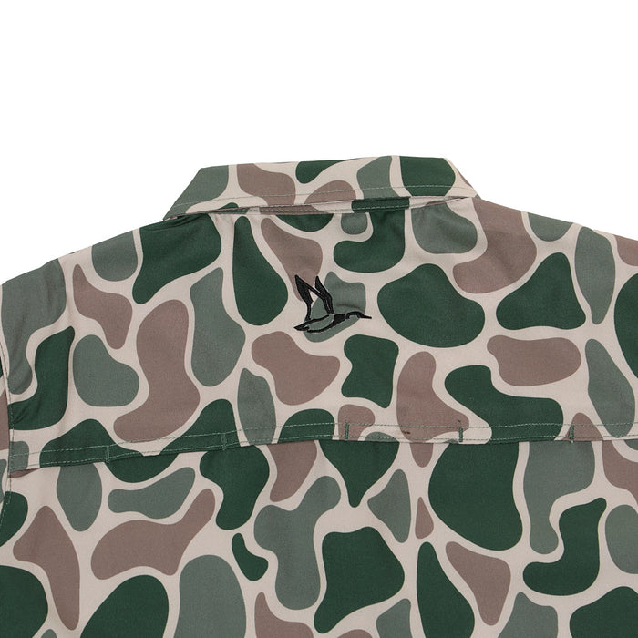 Fieldstone Boy's Roost Camo Button Shirt