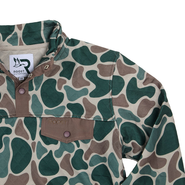 Fieldstone Boy's Camo Roost Quilted Pullover