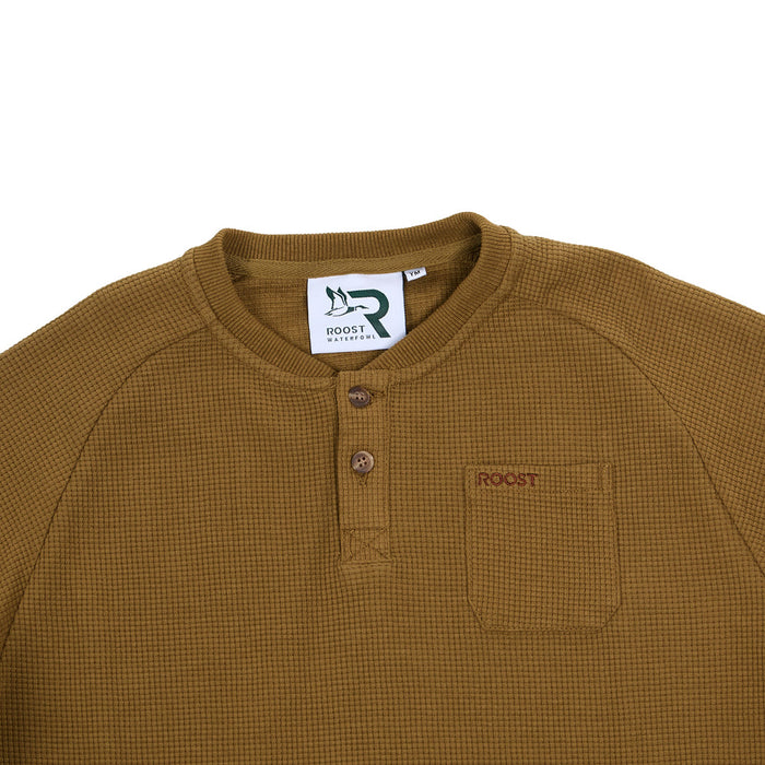 Fieldstone Boy's Brown Roost Henley Shirt
