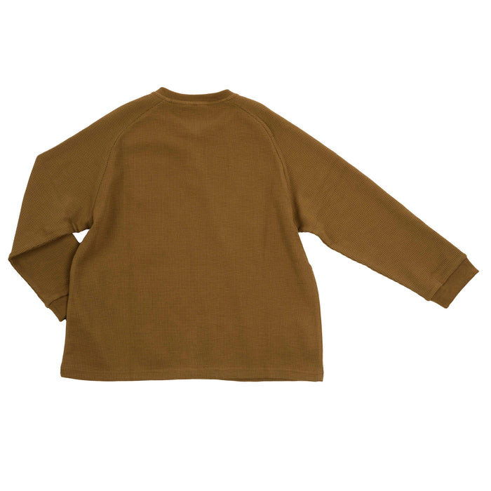 Fieldstone Boy's Brown Roost Henley Shirt