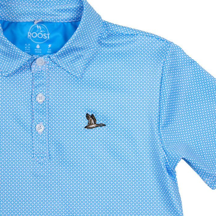 Fieldstone Boy's Pink & Blue Flyway Polo