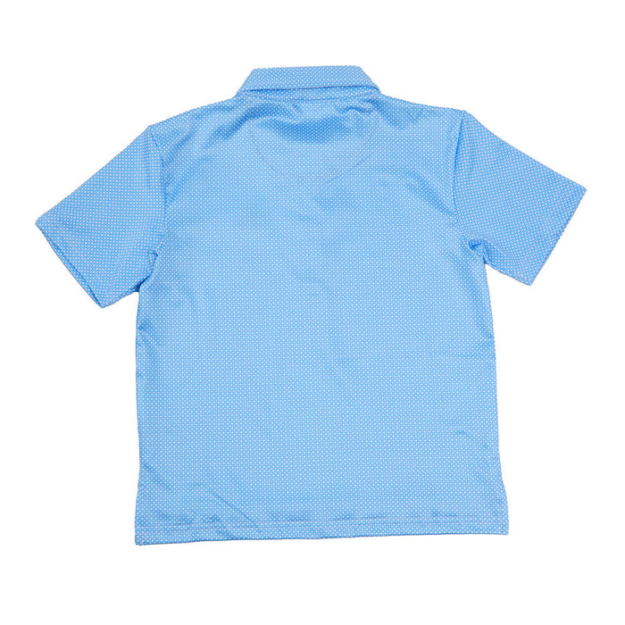 Fieldstone Boy's Pink & Blue Flyway Polo