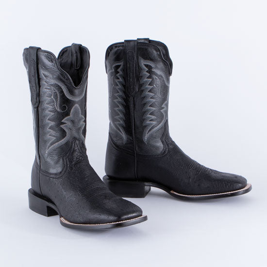R Watson Boots Rod's Black Smooth Quill Ostrich Boots by R. Watson