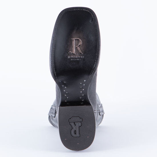 R Watson Boots Rod's Black Smooth Quill Ostrich Boots by R. Watson