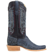 R Watson Boots Men`s Blue Cape Buffalo 13in Midnight Blue Sinatra Cowhide Top Boot