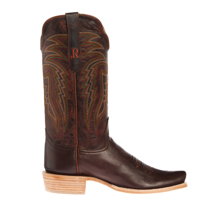R Watson Boots Men`s Chocolate Deer 13In Desert Miel Cowboy Boot