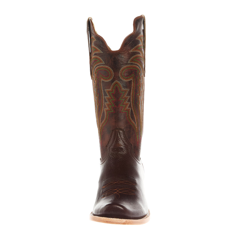 R Watson Boots Men`s Chocolate Deer 13In Desert Miel Cowboy Boot