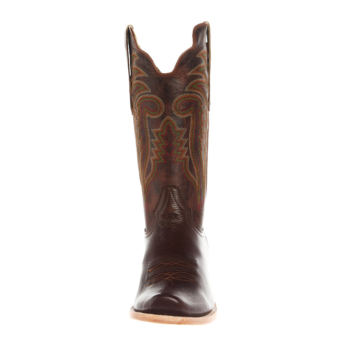 R Watson Boots Men`s Chocolate Deer 13In Desert Miel Cowboy Boot