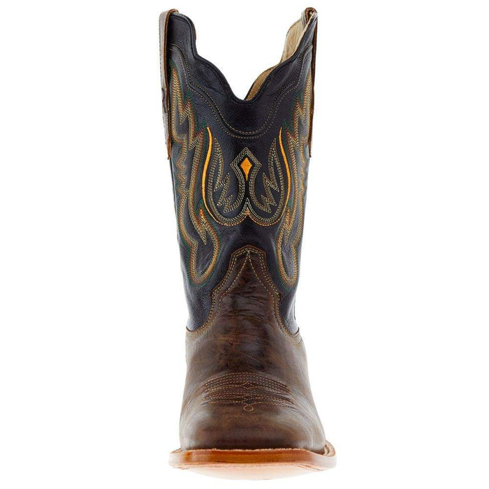 R Watson Boots Men's Antique Miel Goat 11in. Black Luster Goat Top