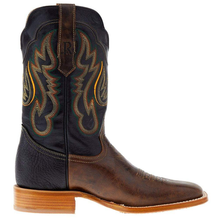R Watson Boots Men's Antique Miel Goat 11in. Black Luster Goat Top