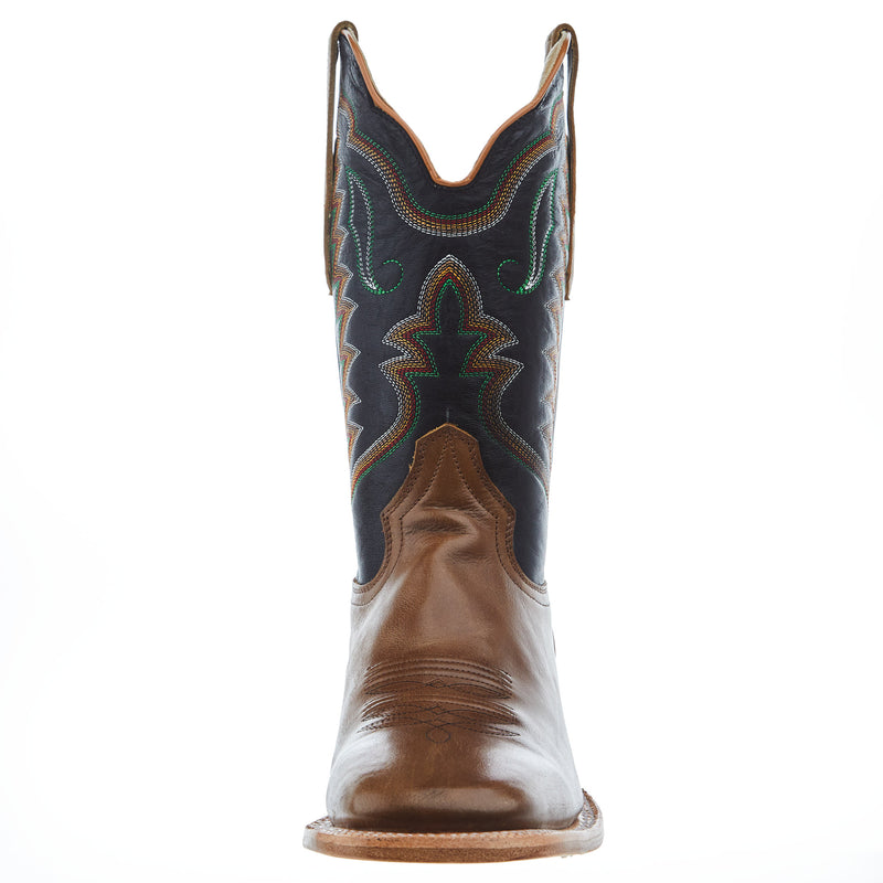 R Watson Boots Men's R. Dune Tan 11in Black Cowhide Top Cowboy Boot