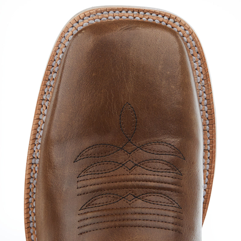 R Watson Boots Men's R. Dune Tan 11in Black Cowhide Top Cowboy Boot