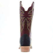 R Watson Boots Men's Heavy Natural Rough Out 13in Volcanic Red Cowhide Top Cowboy Boot