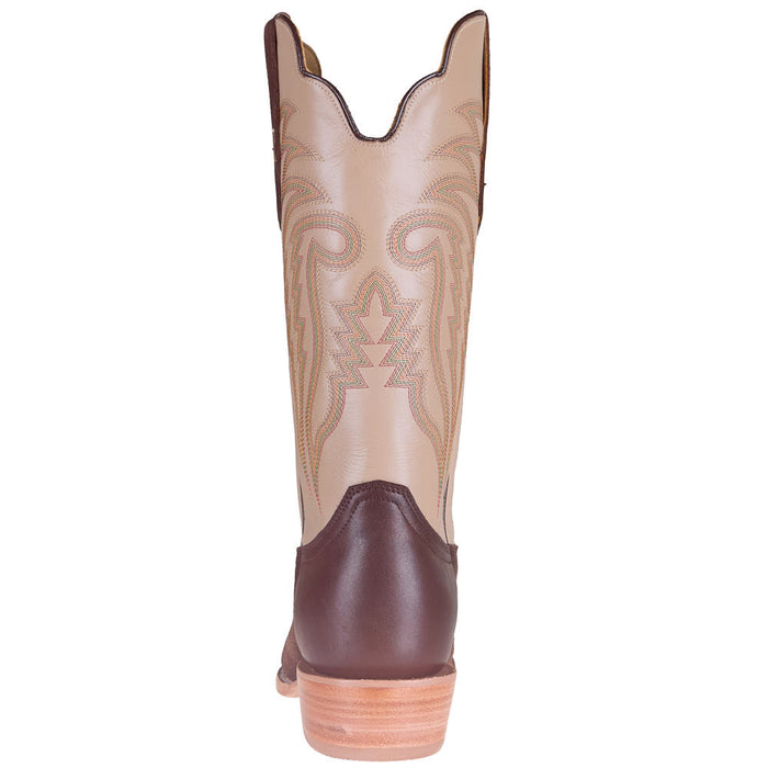 R Watson Boots Men's Chocolate Heavy Roughout Vamp 13in Bone Sinatra Top