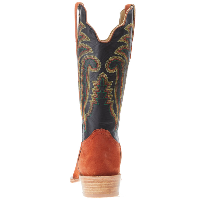 R Watson Boots Men's Cognac Boar 13in Black Sinatra Top Boot