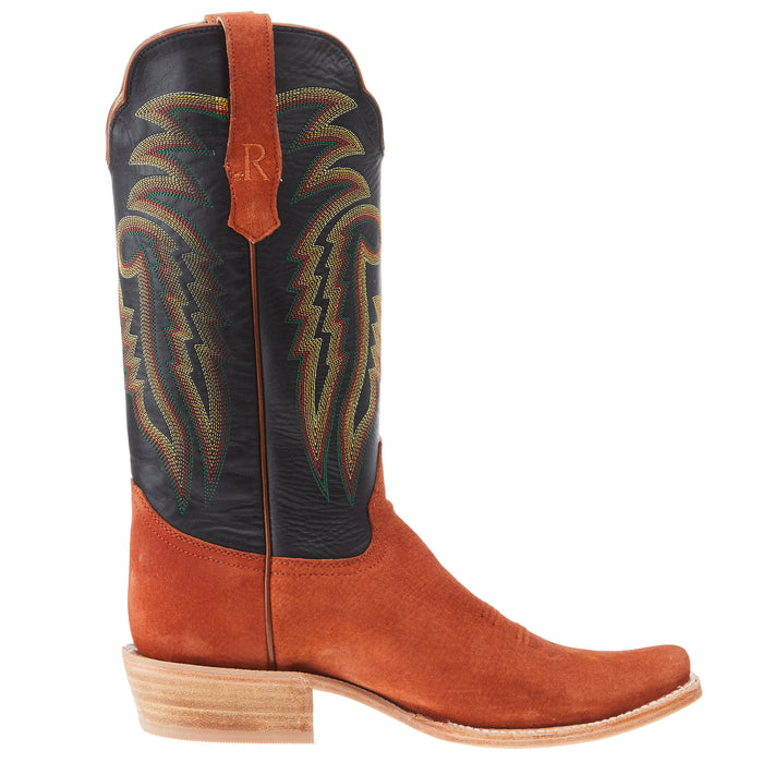 R Watson Boots Men's Cognac Boar 13in Black Sinatra Top Boot