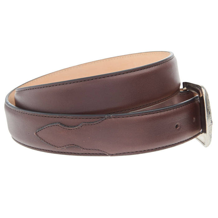 R Watson Boots Mens Chocolate Cowhide Belt
